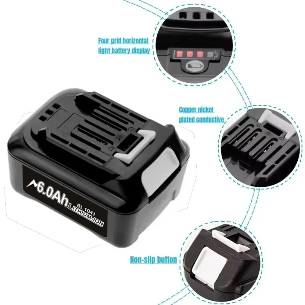 Bateria de íon-lítio de 10,8 V - Makita Drill Hp1640 avaliação e preço